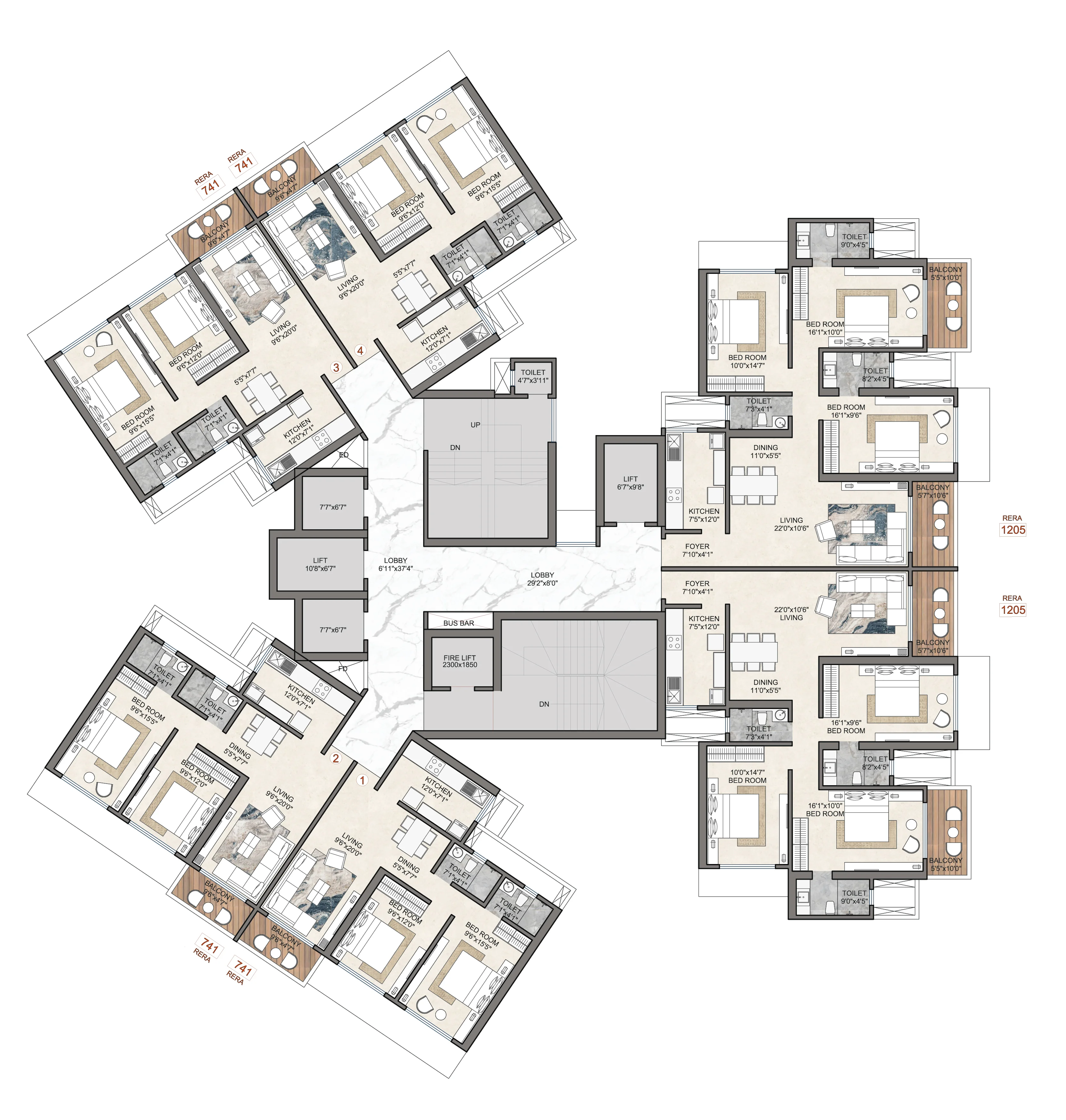 DGS Sheetal Raj Ratan Yogi Nagar Road Eksar Road Borivali West FLOOR PLAN